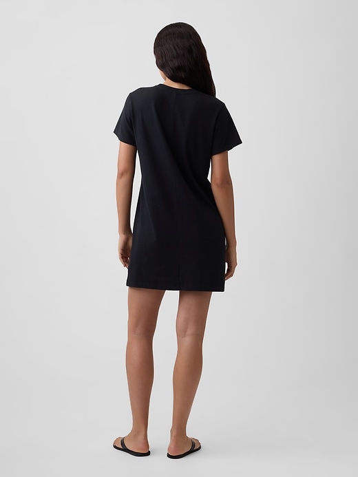gap factory women's relaxed t-shirt dress Gap Factory Women's Relaxed T-Shirt Mini Dress Black Size S