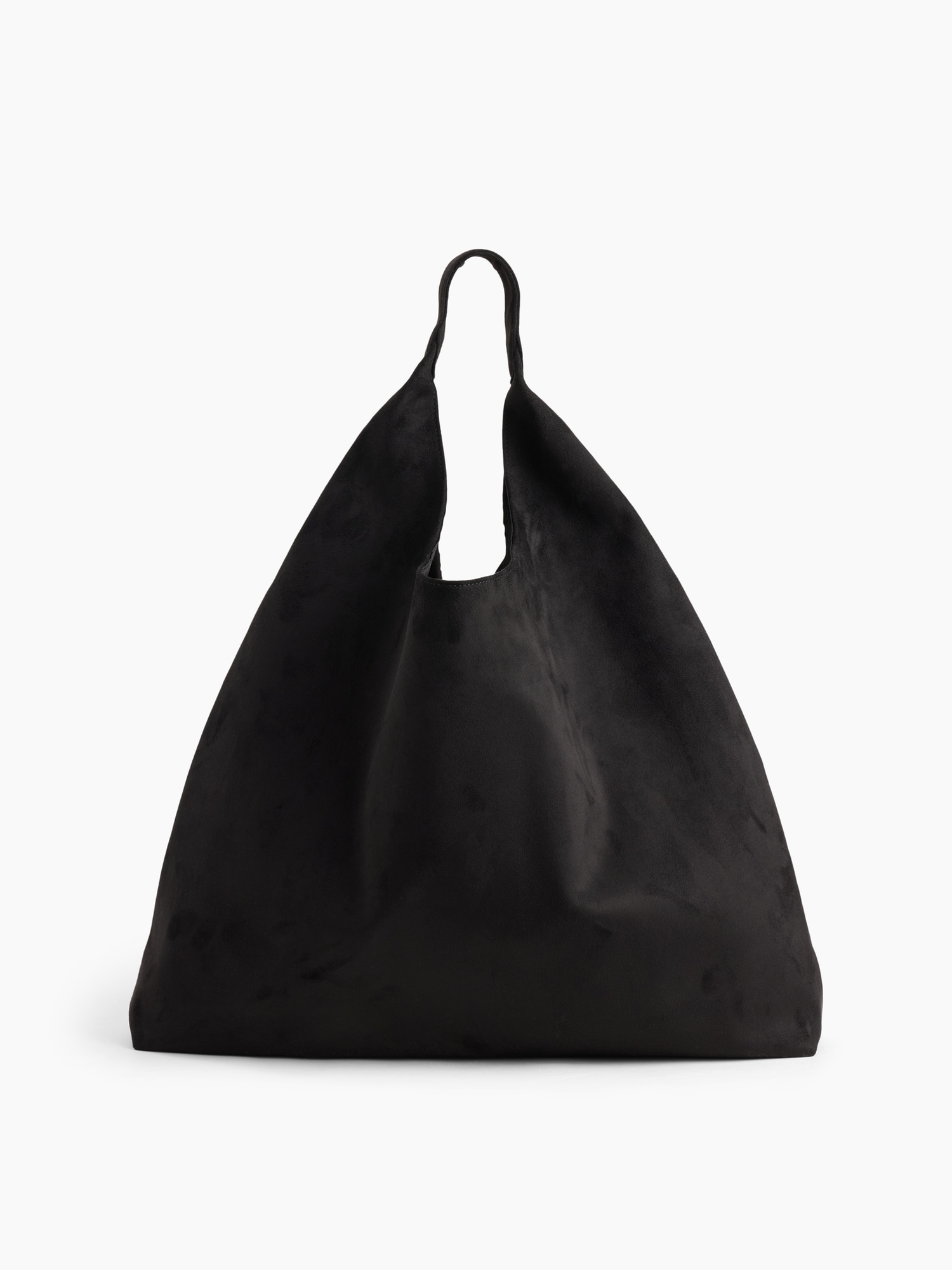 Slouchy Vegan-Suede Tote Bag