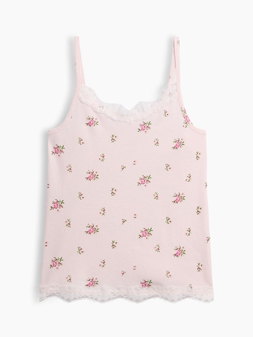 Image number 1 showing, Kids Lace-Trim Cami