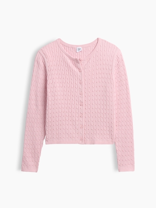 Image number 1 showing, Kids Cable-Knit Cardigan