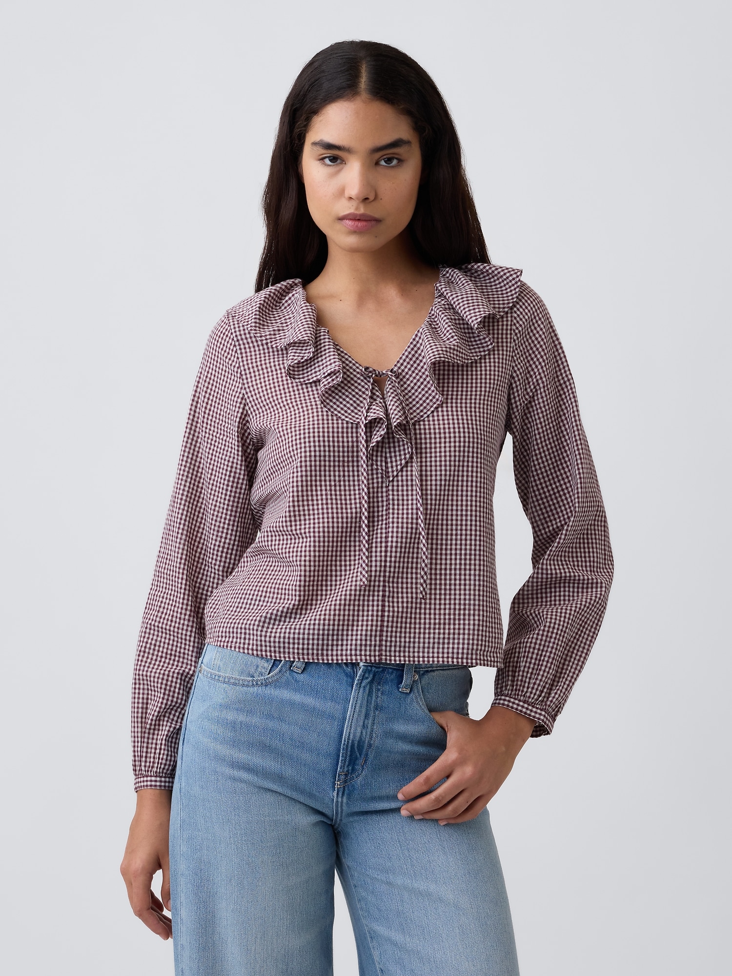 Relaxed Ruffle Top
