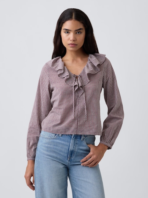 Relaxed Ruffle Top