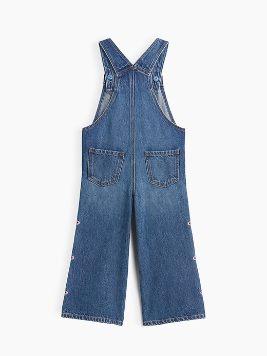 Image number 2 showing, babyGap Embroidered Denim Overalls