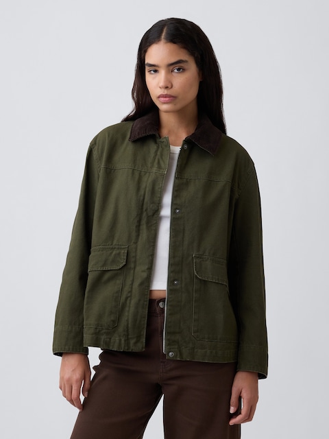 Relaxed Canvas Barn Jacket