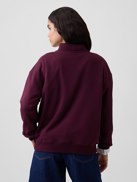 Image number 2 showing, Oversized Gap Logo Mockneck Tunic Sweatshirt