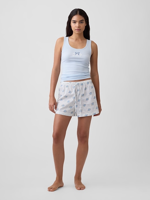 Image number 1 showing, Poplin PJ Shorts