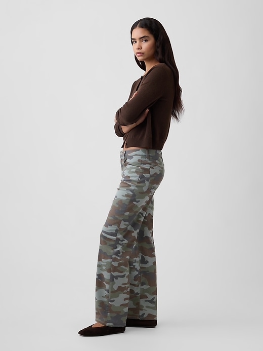 Image number 3 showing, Low Rise Print '90s Loose Jeans