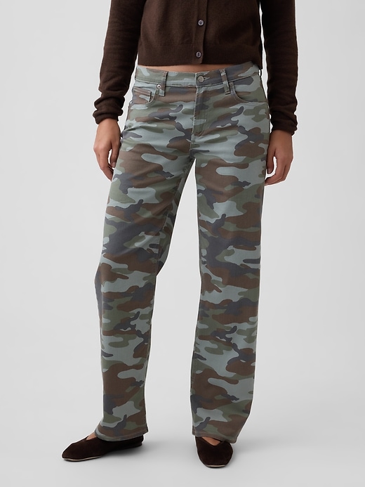 Image number 2 showing, Low Rise Print '90s Loose Jeans