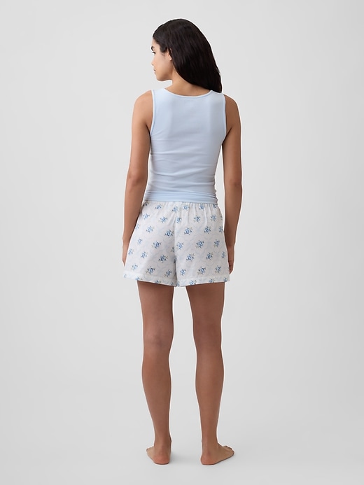 Image number 2 showing, Poplin PJ Shorts