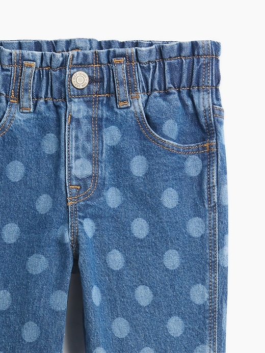 Image number 3 showing, babyGap Print Paperbag Mom Jeans