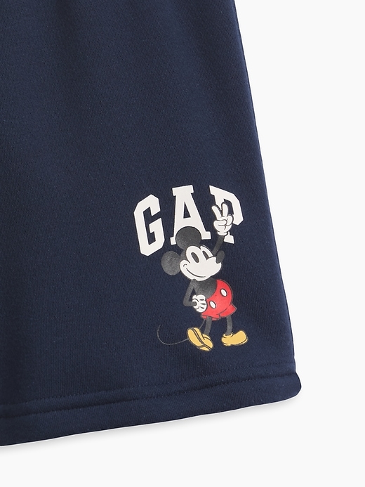 Image number 3 showing, babyGap × Disney Mickey Mouse Relaxed Pull-On Logo Shorts