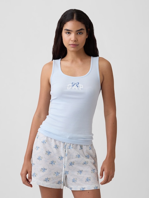 Gap Logo Ribbed Tank Top