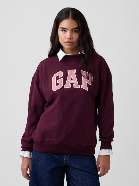 Oversized Gap Logo Mockneck Tunic Sweatshirt