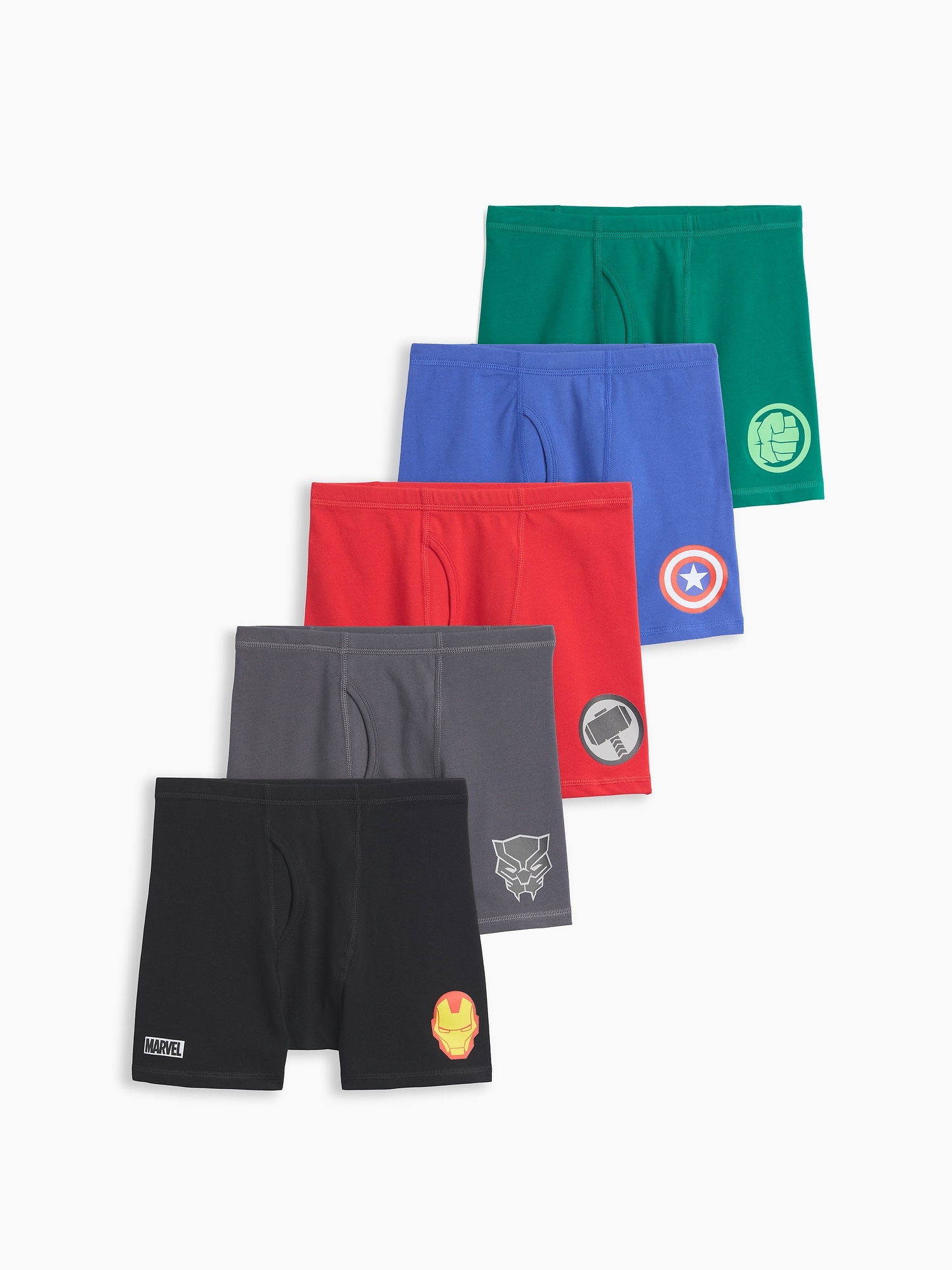 GapKids Marvel Avengers Boxer Briefs (5-Pack)