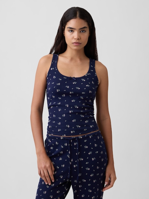 Pointelle PJ Tank Top