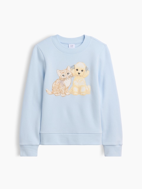 Kids Crewneck Graphic Sweatshirt