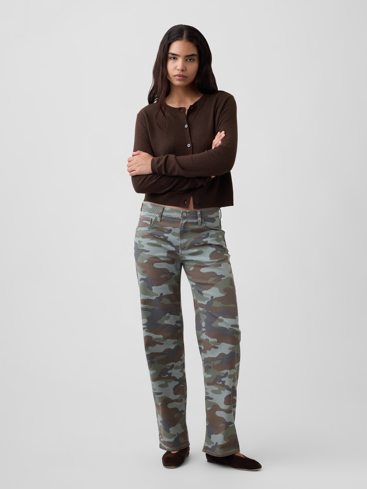 Low Rise Print '90s Loose Jeans