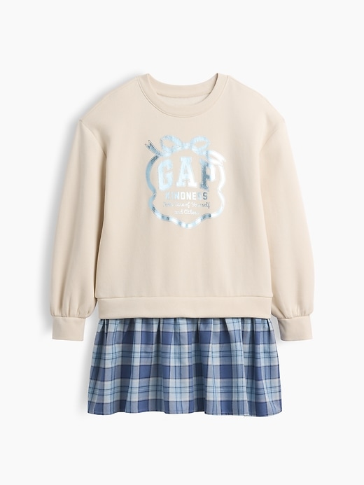 Image number 1 showing, Kids Oversized Sweatshirt Dress