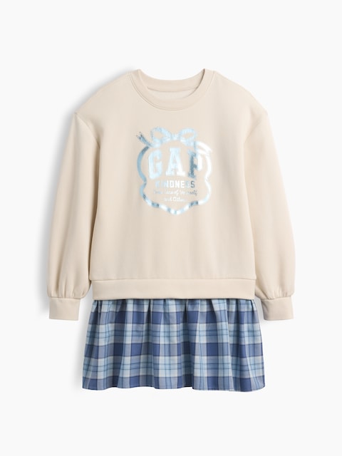 Kids Oversized Sweatshirt Dress