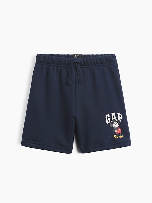 Image number 1 showing, babyGap × Disney Mickey Mouse Relaxed Pull-On Logo Shorts
