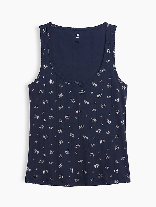 Image number 4 showing, Pointelle PJ Tank Top