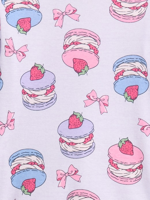 Image number 2 showing, Kids & babyGap Macaroon Print PJ Set