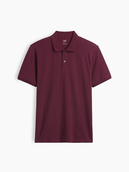 Image number 1 showing, Stretch Pique Polo Shirt