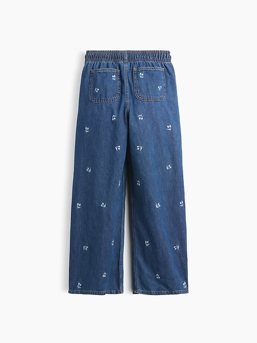 Image number 2 showing, Kids Pull-On Wide Leg Jeans
