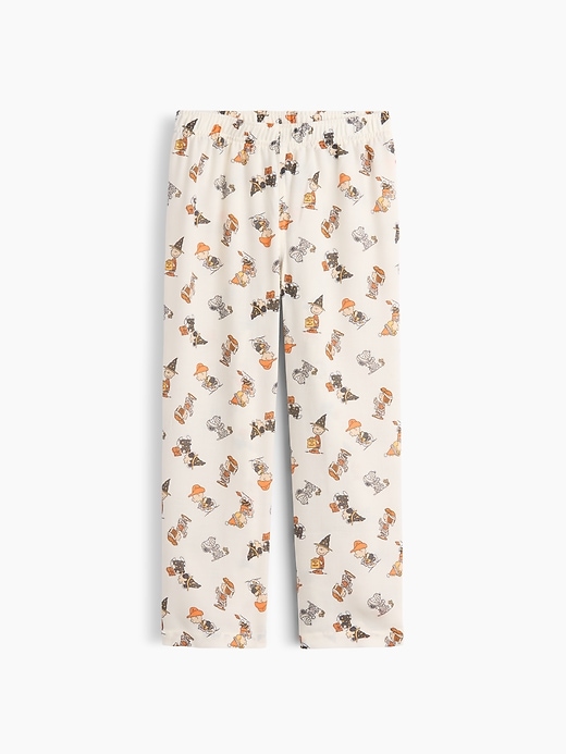 Image number 1 showing, GapKids Peanuts Halloween Flannel PJ Pants