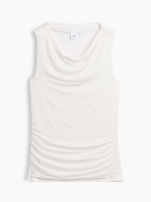 Image number 5 showing, Sleeveless Cowl-Neck Top