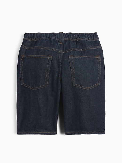 Image number 2 showing, Kids Pull-On Loose Denim Shorts