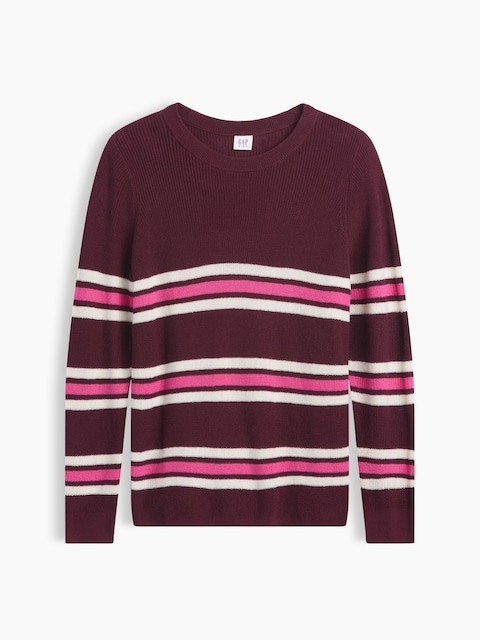 Kids Relaxed Stripe Crewneck Sweater