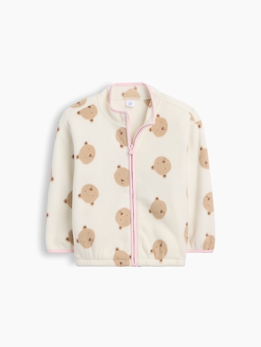 Image number 1 showing, babyGap Relaxed Microfleece Zip Sweatshirt