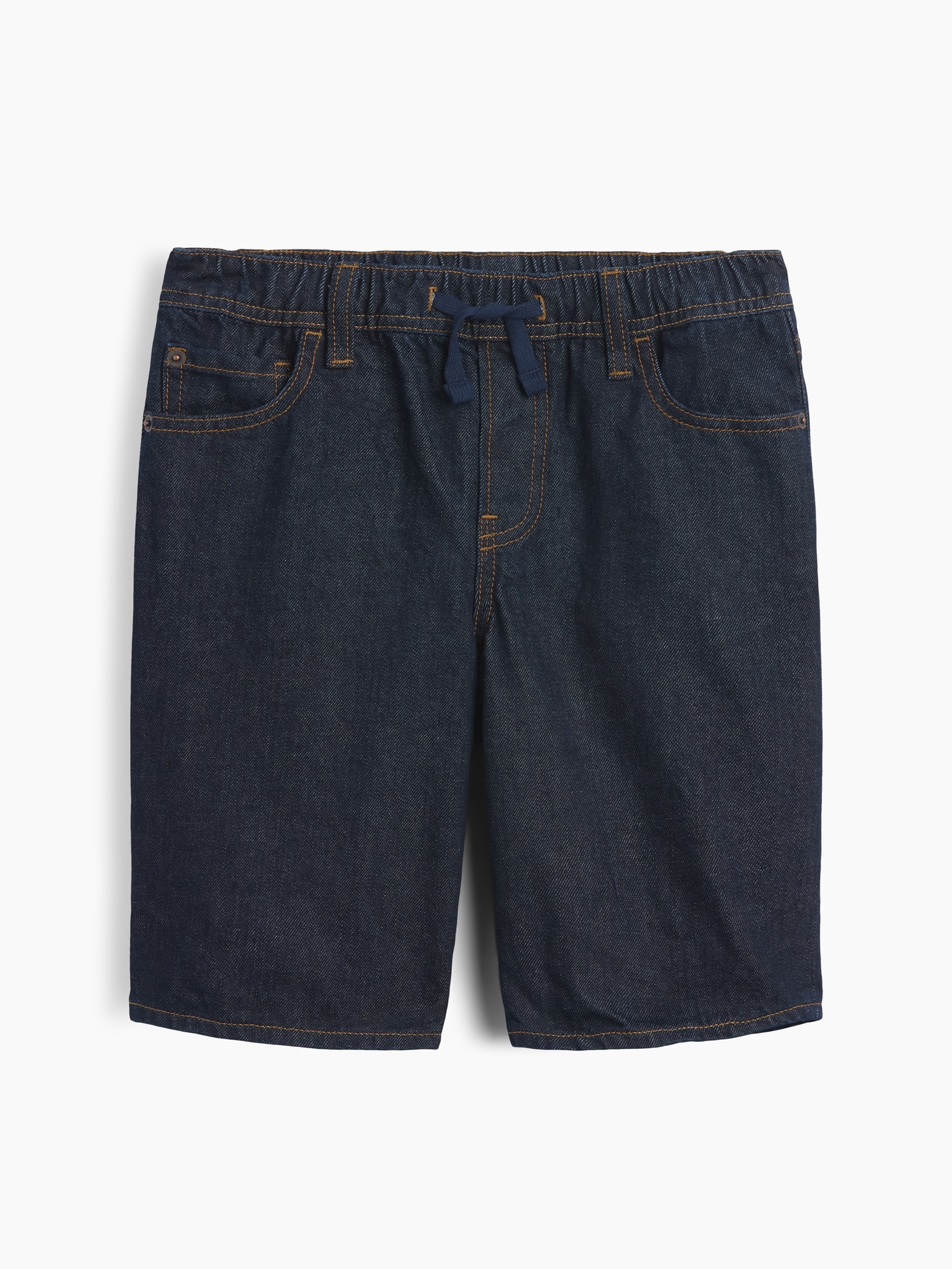 Kids Pull-On Loose Denim Shorts
