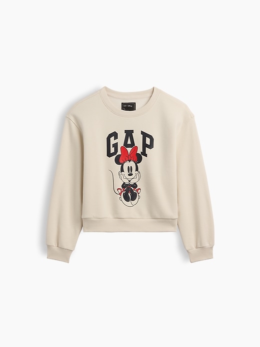 Image number 1 showing, GapKids × Disney Minnie Mouse Relaxed Wedge Crewneck Sweatshirt