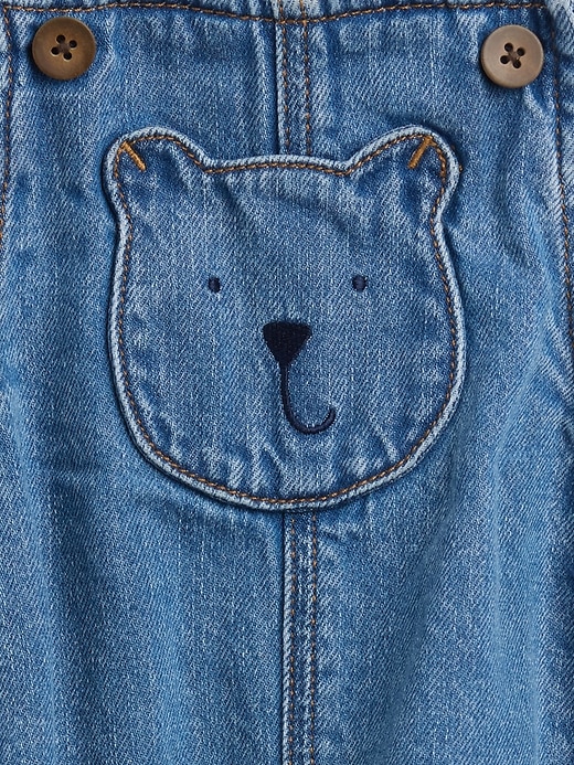 Image number 2 showing, Baby Brannan Bear Denim Overalls