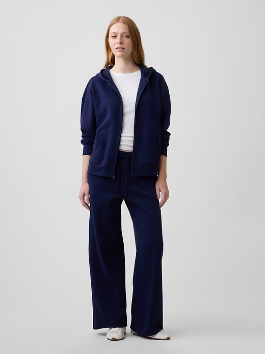 Image number 3 showing, Oversized Fleece Zip Hoodie