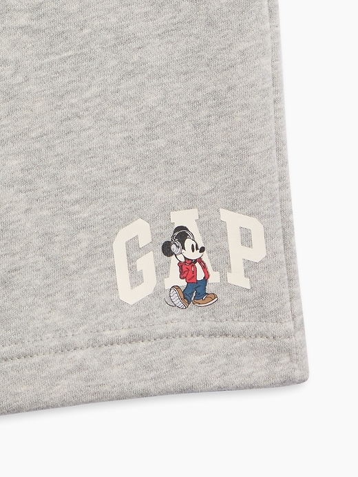 Image number 3 showing, GapKids × Disney Mickey Mouse Relaxed Pull-On Logo Shorts