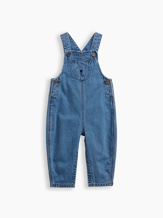 Image number 1 showing, Baby Brannan Bear Denim Overalls