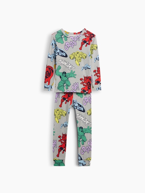 Kids & babyGap Marvel Avengers Print PJ Set