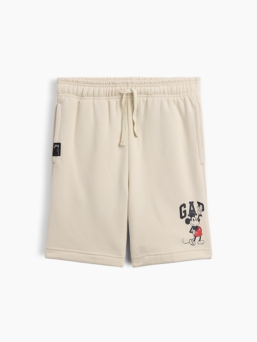 Image number 1 showing, GapKids × Disney Mickey Mouse Relaxed Pull-On Logo Shorts