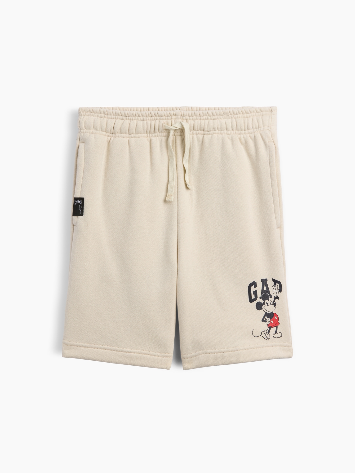 GapKids × Disney Mickey Mouse Relaxed Pull-On Logo Shorts