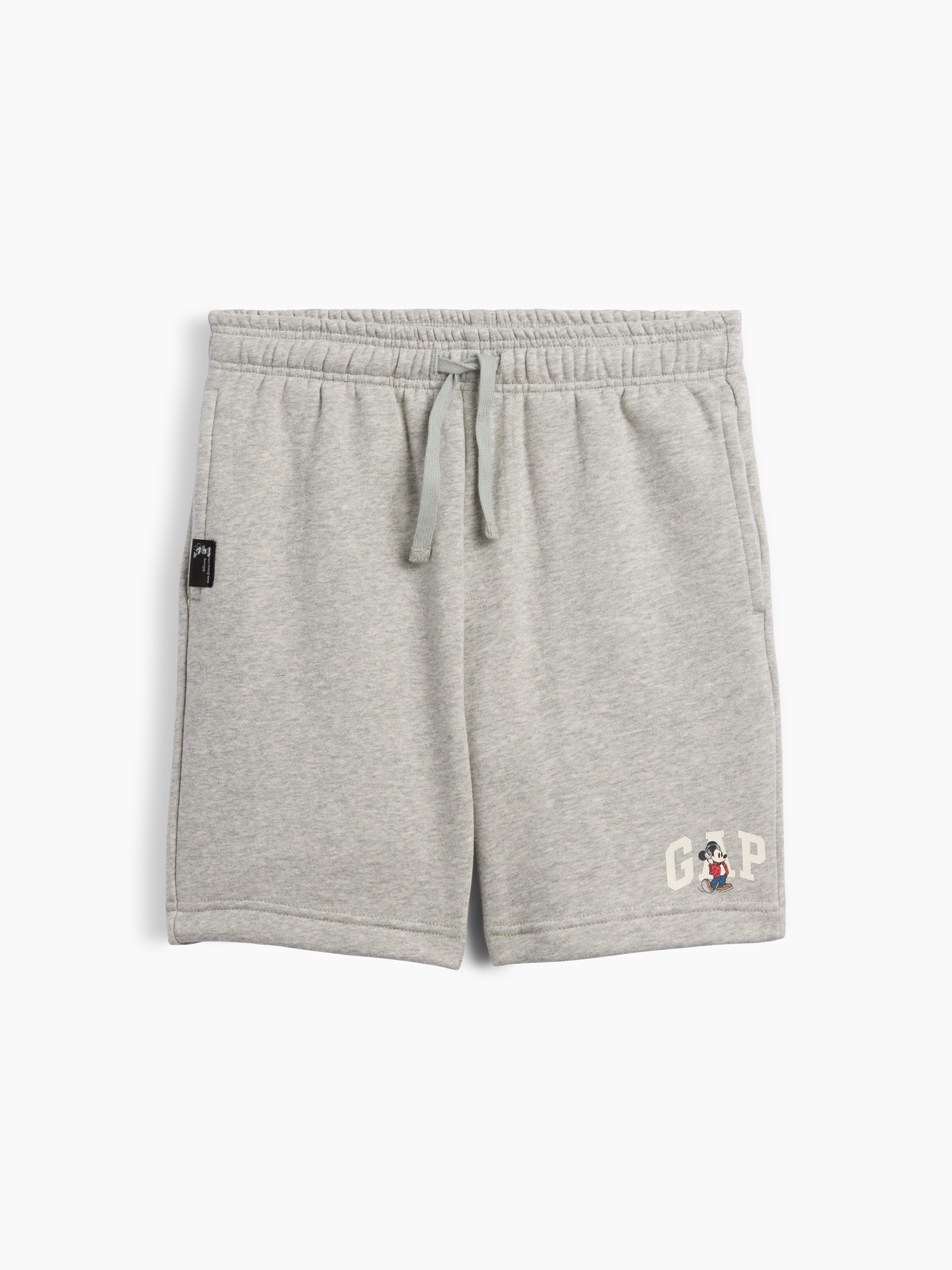 GapKids × Disney Mickey Mouse Relaxed Pull-On Logo Shorts