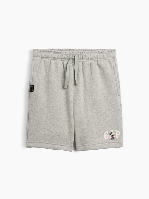 GapKids × Disney Mickey Mouse Relaxed Pull-On Logo Shorts