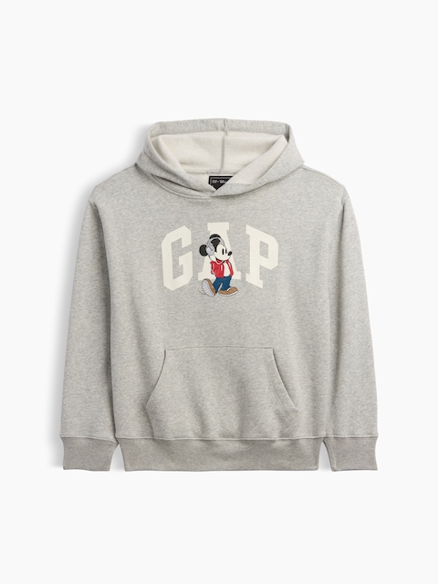 GapKids × Disney Mickey Mouse Relaxed Logo Hoodie