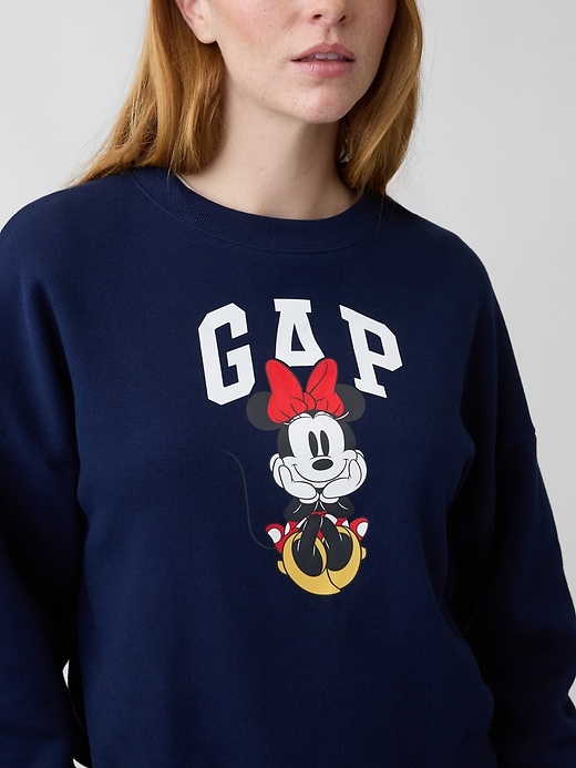 Gap × Disney Minnie Mouse Relaxed Wedge Logo Sweatshirt | Gap Factory