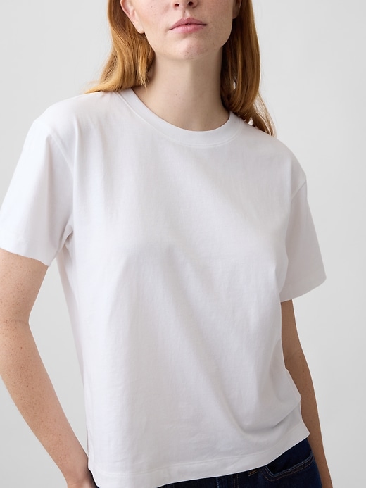 Image number 4 showing, Boxy Crewneck T-Shirt