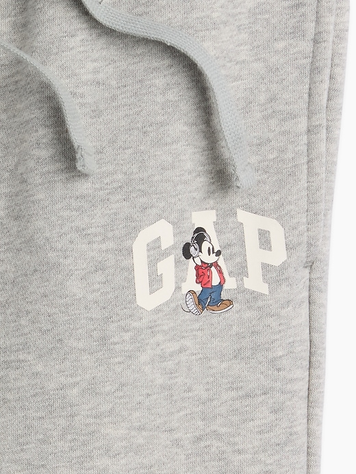 Image number 3 showing, GapKids × Disney Mickey Mouse Relaxed Logo Joggers