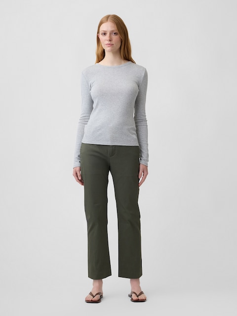 Mid Rise Downtown Khakis