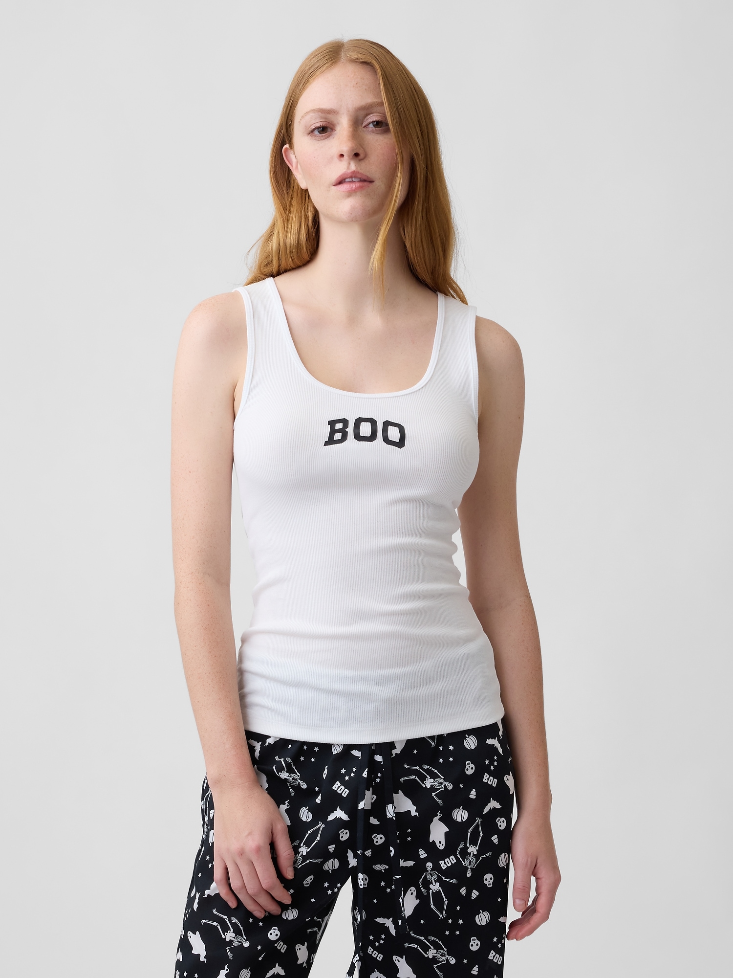 Gap Logo Ribbed Tank Top